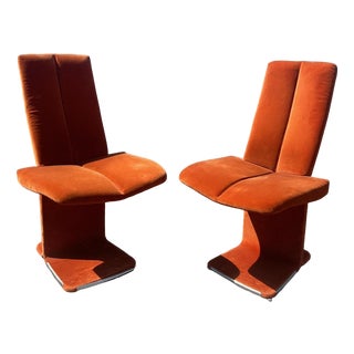 Set of Italian Chairs, 1970s For Sale