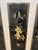 Mid Century Japanese Panels Inset in Frame For Sale - Image 9 of 12