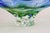 Blue and Green Sommerso Murano Glass Bowl, Italy, 1960s For Sale - Image 3 of 13
