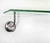 Vintage Glass Shelf in Chromed Metal and Cut Glass, Italy, 1970s For Sale - Image 3 of 5