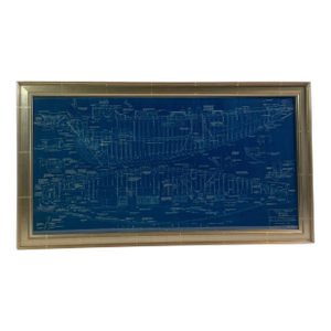 Rare Starling Burgess & Morgan Yacht Blueprint No. 52-06