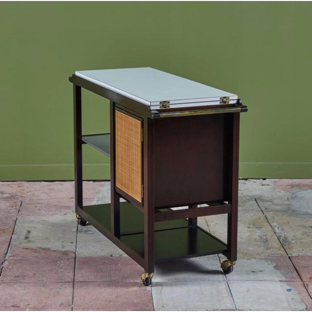 1960s 1960s Edward Wormley Bar Cart for Dunbar For Sale - Image 5 of 14