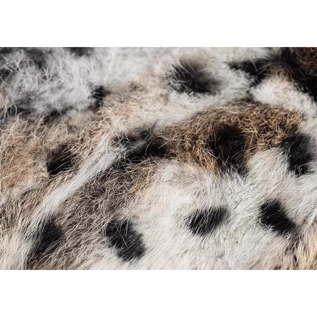 18英寸豹纹人造毛皮枕头 For Sale - Image 9 of 9