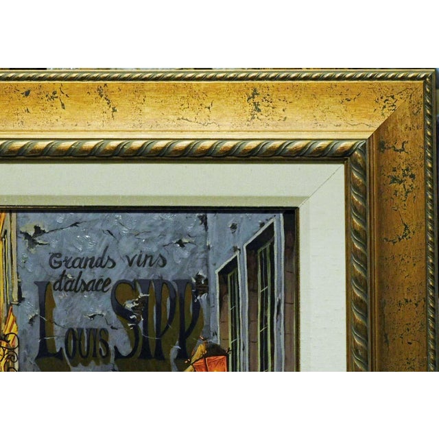 Viktor Shvaiko "Au Petit Marquis" Hand Signed W/Custom Frame For Sale - Image 4 of 6