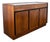Mid Century Modern Credenza Sideboard Dillingham Esprit Walnut Vintage Black, Attributed For Sale