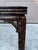 Vintage Burl Finish Chinoiserie Coffee Table With Glass For Sale - Image 9 of 12