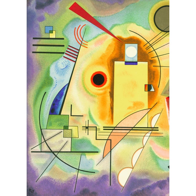 Original 1960 lithograph after Wassily Kandinsky's 1925 painting, published by Aime Maeght in Derrière Le Miroir. Sheet...