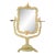 Verdigris Patina Brass Vanity Mirror For Sale