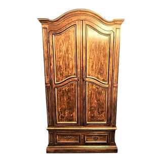 Vintage Fruitwood Armoire - 'Grand Villa' by Drexel - Late 20th Century For Sale