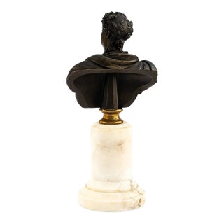 19th Century Bronze & Marble Coronation Bust of George IV For Sale