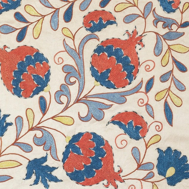 New Hand-Embroidered 100% Silk Cushion Cover – Authentic Uzbek Textile Art Elevate your home décor with this exquisite...