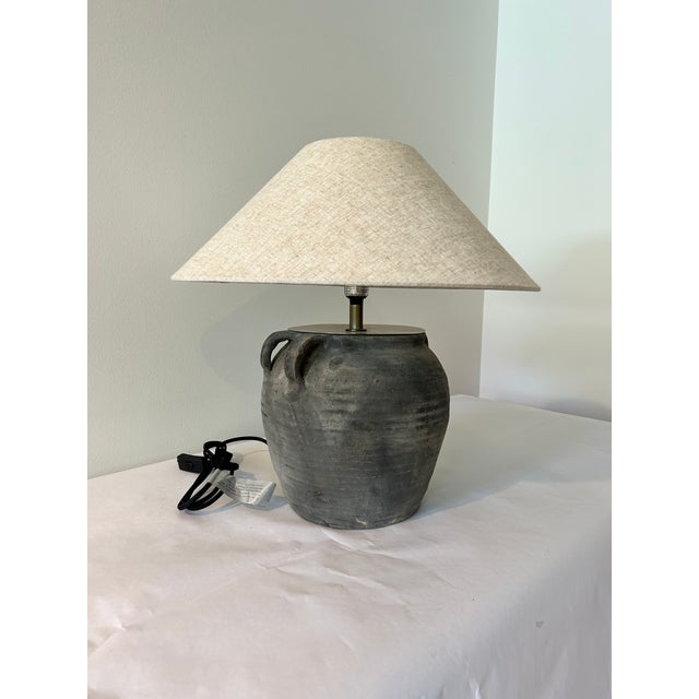 Vintage Water Pot Table Lamp For Sale In Washington DC - Image 6 of 12