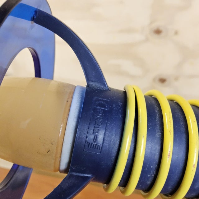 Vintage Spiral Table Light, 1980s For Sale - Image 14 of 15