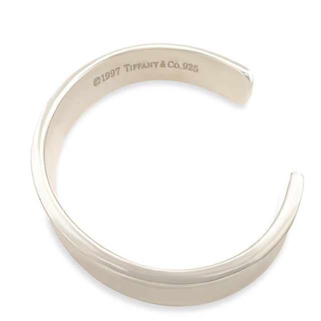 Tiffany and Co. 1990s Tiffany & Co Vintage Sterling Silver 1837 Bracelet 47.48g For Sale - Image 4 of 8