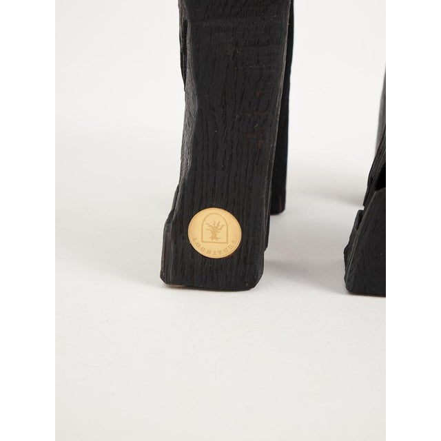 Rustic Sculptural Side Table by Logniture For Sale - Image 6 of 16