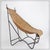 High-Back Lounge Chair in Iron & Wicker in the style of John Risley, France, 1950s For Sale - Image 9 of 14