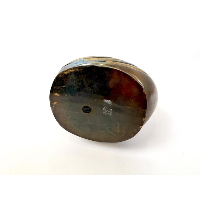 Vintage Brass Peacock Bowl, 1980s For Sale - Image 6 of 10