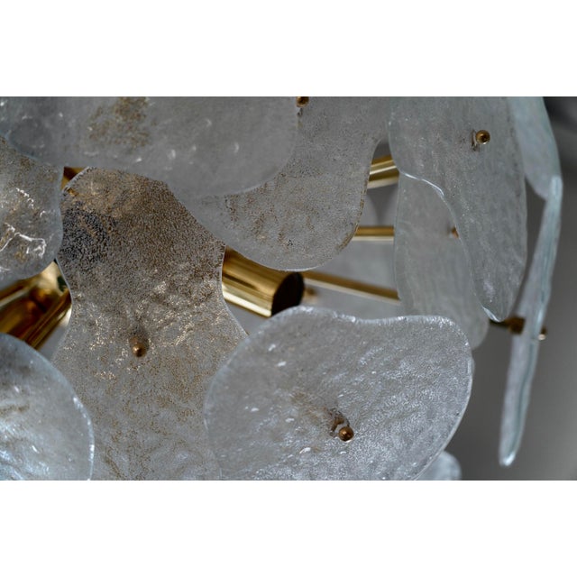 Clear Murano Glass Sputnik Pendant, 2000 For Sale - Image 6 of 10