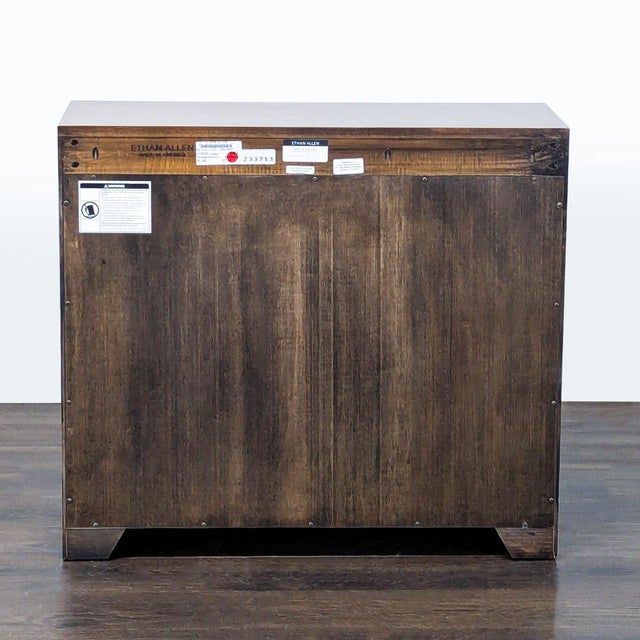 2020s Ethan Allen Crawford Classic Wooden Bookshelf With Shelf Detailing For Sale - Image 5 of 7