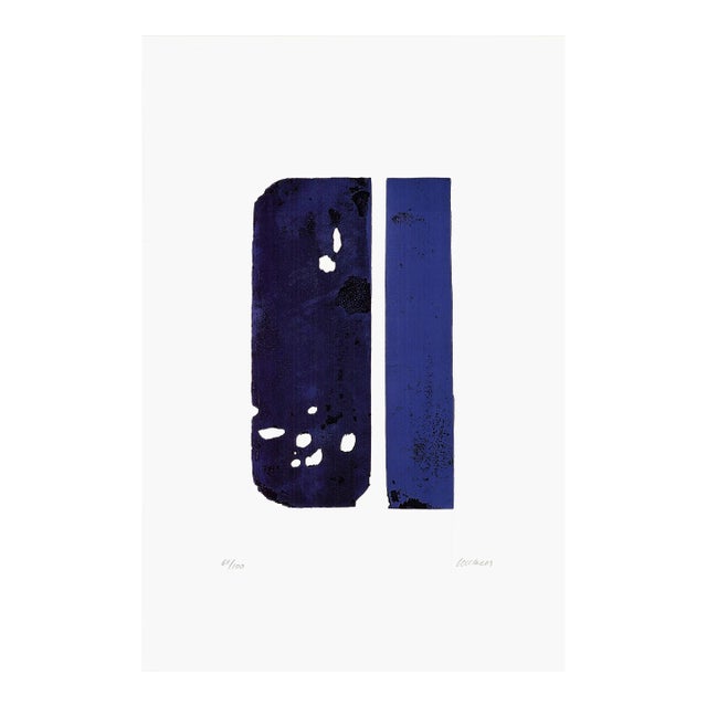 Pierre Soulages 'Etching XXX, 1974' Abstract Offset Lithograph For Sale