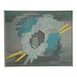 Michel Andreenko, Composition, Oil on Canvas For Sale