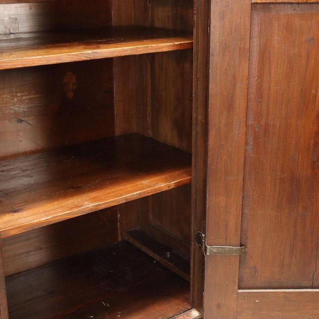 Baroque Style Wardrobe in Walnut-Stained Beech For Sale - Image 9 of 13