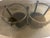 1970s Chrome & Smoked Glass Oval Coffee Table, Paul Mayen Style - Interlocking Ring Base For Sale In Los Angeles - Image 6 of 7