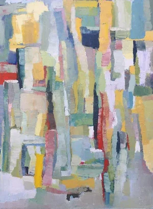 "Hip Hop Playground Ii” Contemporary Original Abstract Oil Painting by Langford Barksdale