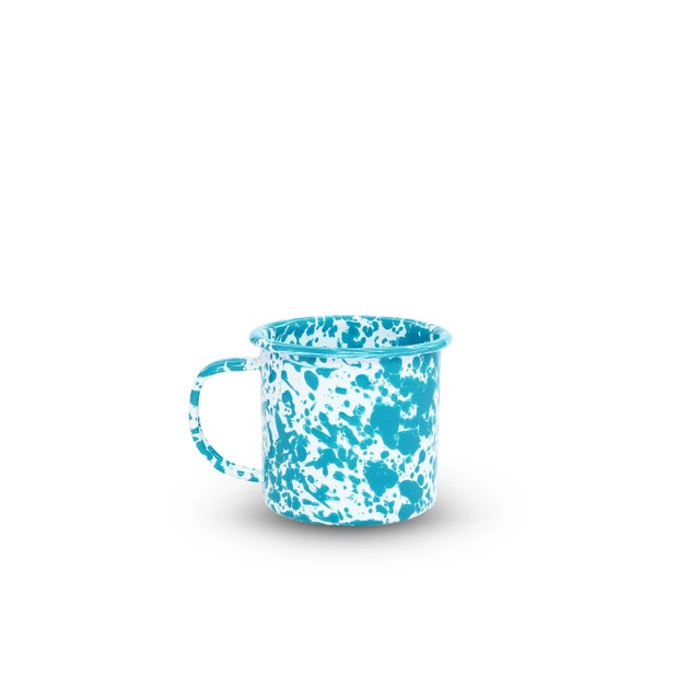 Enamel Splatter 12 oz. Mugs, Turquoise - Set of 4 Our splatter 12 oz enamel mug is an absolute classic. Available in over...
