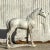 Sculpture Materials Vintage Boho Cast Cement Horse Statue For Sale - Image 7 of 12