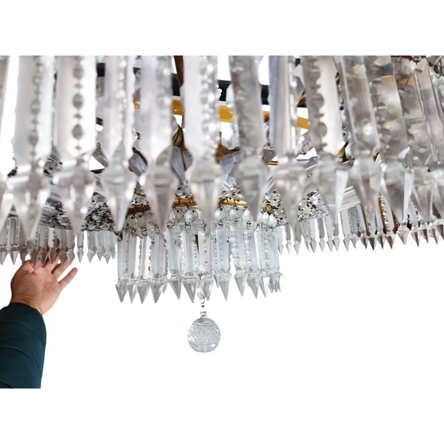 Baccarat Plafon Ceiling Light from Baccarat, 1920s For Sale - Image 4 of 7