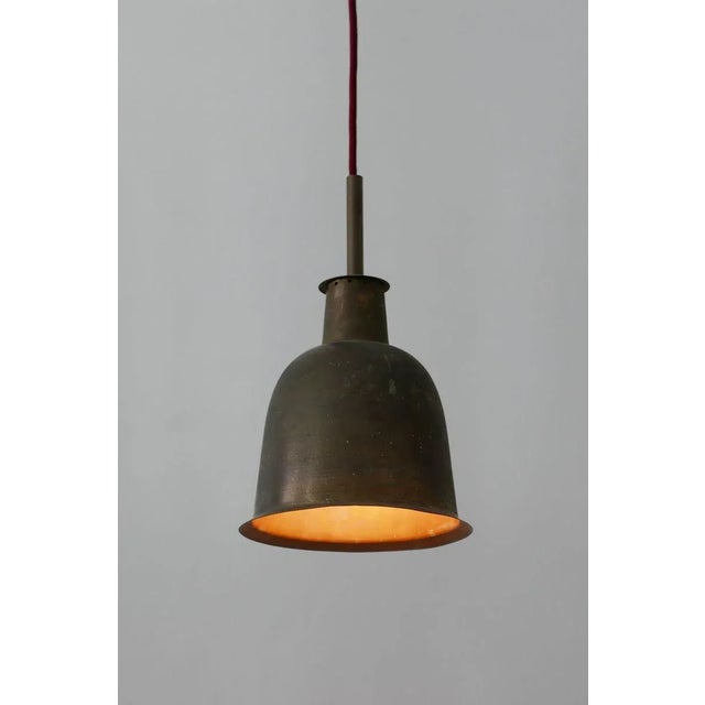 Mid-Century Modern Brass Church Pendant Lamp, Germany, 1950s For Sale - Image 9 of 18
