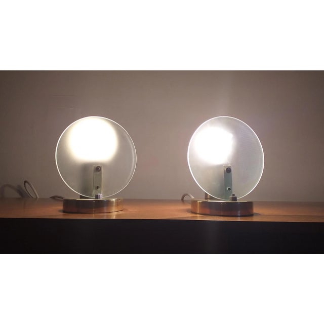 Metal Art Deco Table Lamps, 1930s, Set of 2 For Sale - Image 7 of 10