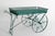 Mid 20th Century Large Green Wood and Metal Garden Flower Cart For Sale - Image 5 of 12