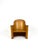 Pine Armchair with Black Iron from Åby Bruk, Sweden, 1940s, in Worn conditions. Designed 1920 to 1949