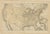 Map of the United States with Territorial Boundaries, 1874 For Sale