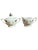Mid 20th Century Lefton Platinum Wheat Hand Painted Demitasse Tea Coffee Sugar Creamer Set of 13 For Sale - Image 10 of 14