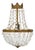 Empire Style Crystal French Chandelier For Sale