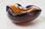 Orange, Blue and Clear Bubble Murano Glass Ashtray, 1960 For Sale - Image 10 of 15
