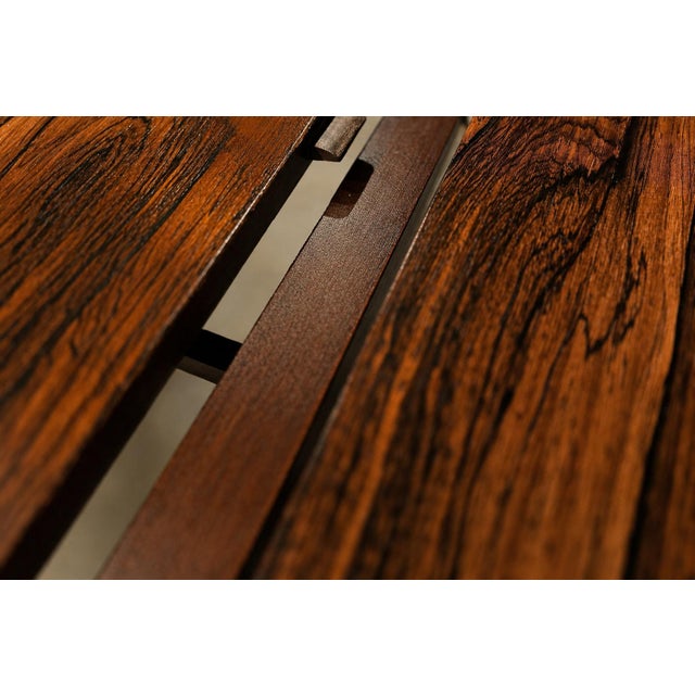 Brazilian Mid-Century Modern Extendable Dining Table in Rosewood, Loher, 1960s For Sale In New York - Image 6 of 18