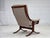 Norwegian Bentwood Armchair with Wool Fabric, 1970s For Sale - Image 9 of 15