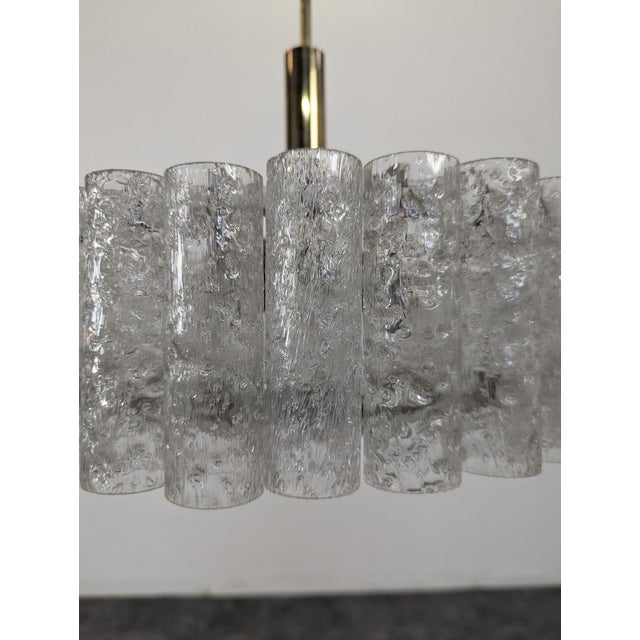 Blown Glass Chandelier from Doria Leuchten For Sale - Image 5 of 7