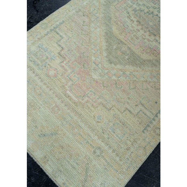 Brown Turkish Oushak Rug 2'10"x 7'9" #19462 For Sale - Image 8 of 8