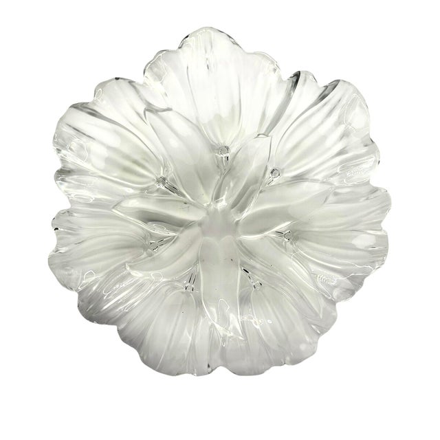 Crafted in Germany, this piece is made of heavy crystal glass and feature a distinctive frosted tulip petal design that...