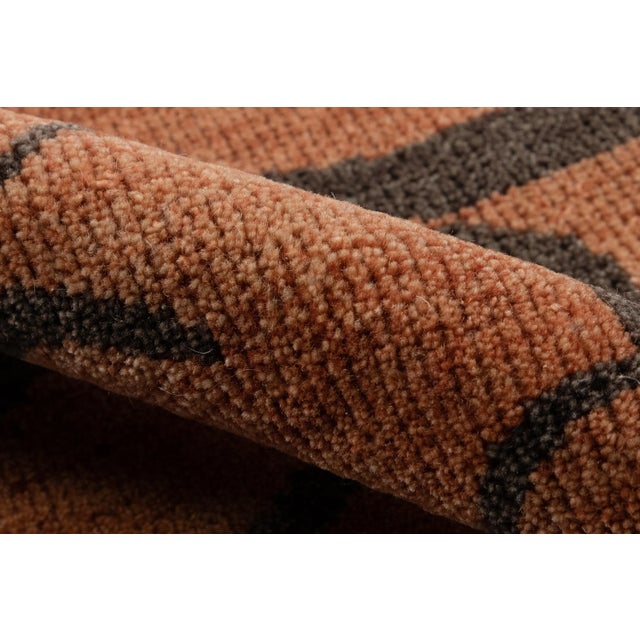 Tanvi Tiger Rust 3'6" X 5'6" Area Rug For Sale - Image 4 of 7