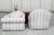 Light Gray Pair of Club Chairs Designed by Sally Sirkin Lewis for J. Robert Scott For Sale - Image 8 of 10
