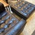 Tufted Vegan Leather Club Chair + Ottoman, Set For Sale - Image 11 of 11