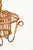 Gold Mid-Century Pendant in Bamboo, Rattan and Wicker attributed to Louis Sognot, France, 1960s For Sale - Image 8 of 10