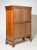 Louis Philippe Walnut Bookcase With White Marble Top For Sale In San Antonio - Image 6 of 10