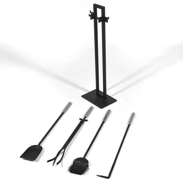 1900 - 1909 Pilgrim Modernist Fire Tools For Sale - Image 5 of 9